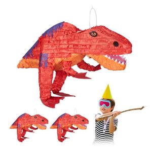 Piñata Pinata Dinosaure T-Rex en lot de 3 - 10031945-0