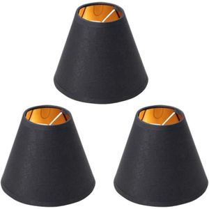 Cuasting Ensemble de 6 Abat-Jour de Lustre UNIQUEMENT pour les Ampoules de Bougie Abat-Jour de Monteur /à Pince