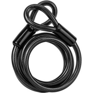 ANTIVOL - BLOQUE ROUE Câble de verrouillage à chaîne, câble de verrouillage de vélo de 1,2 m d'épaisseur avec revêtement en vinyle flexible de sécu[T1378]