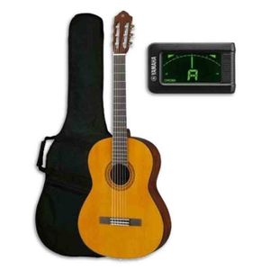 Pack Guitare Classique Yamaha 1-2 (+ repose pied, accordeur et housse) -  Cdiscount Instruments de musique
