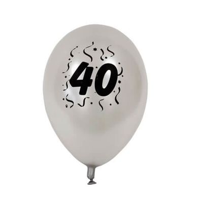 Marque-place anniversaire fuchsia 40ans (x2) REF/4767