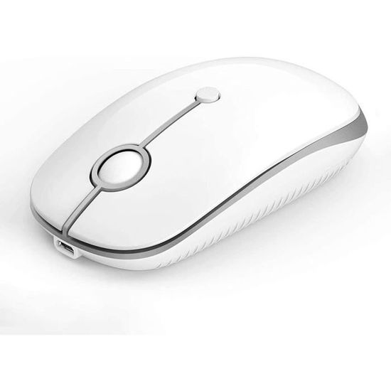 Souris Sans Fil Morandi Color Rose, Double Mode 2.4G Et Bluetooth 5.2, Silencieuse Et Rechargeable