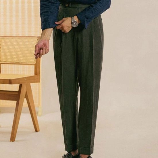 Pantalon Homme Droit à Carreaux – Coupe Décontractée, Taille Haute, En Coton Brossé – Idéal Pour La Maison, Le Pyjama, Le Confort Hiver (noir/gris)