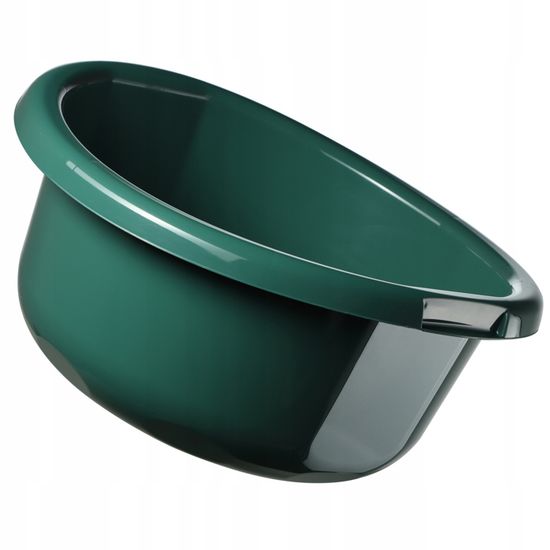 Bassine à Mortier Ronde Robuste KADAX Avec Poignées - Plastique 6L Ou 14L Pour Chantier Jardin Ciment