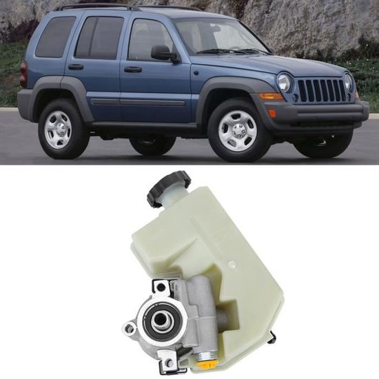 Akozon pompe de direction assistée Power Steering Pump, Aluminum Alloy