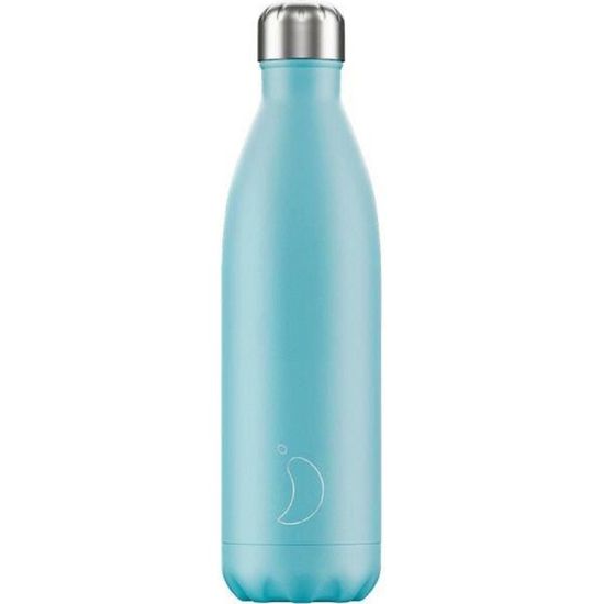BOUTEILLE ISOTHERME - BLEU PASTEL 750 ML - CHILLY'S