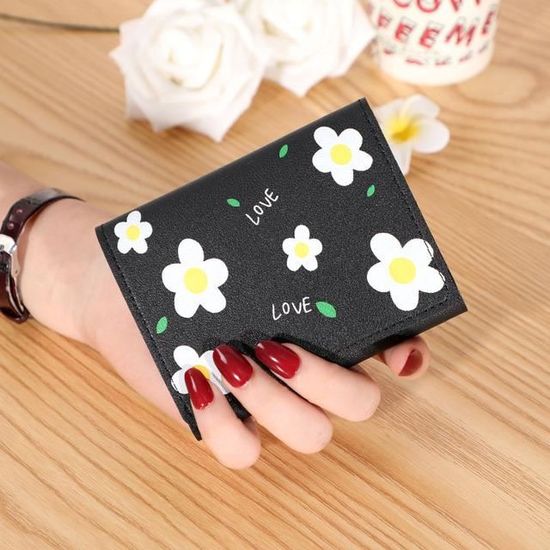 Porte-monnaie En Perles Motif Fleurs - Petit Sac à Pièces - Occasion