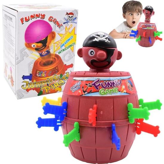TOMY - Pic Pirate Jeux de Société pour Enfants, Jouet pour Noël,Jouet Enfant 4 ans, Jeu Rigolo
