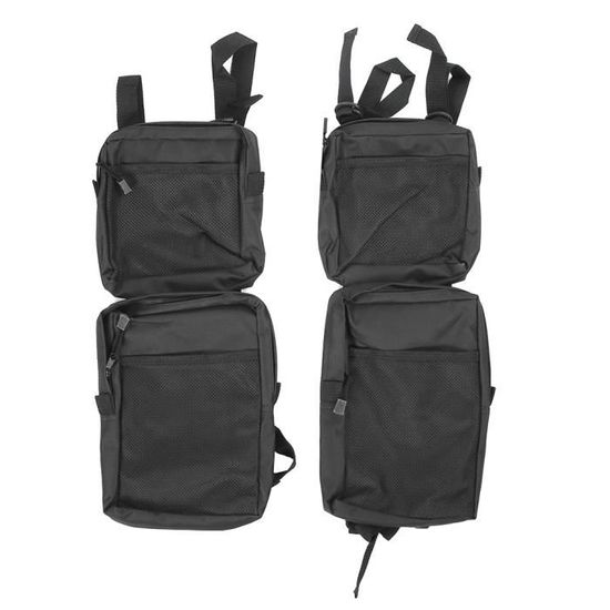 Sacoche De Cadre Vélo Universel - VGEBY - Blanc - Tissu Oxford 600D - Fermeture à Boucle Et