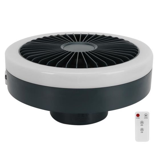 Ventilateur Mural Miniature Avec Télécommande - 3 Vitesses + Veilleuse - Idéal Pour Chambre, Bureau Ou Garage