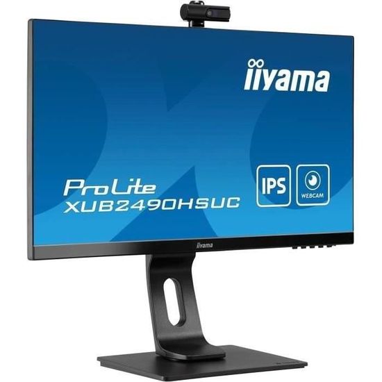 Ecran PC - IIYAMA - ProLite 23,8" - 23,8" FHD - Dalle IPS - 4 ms - 60 Hz - HDMI / DisplayPort / VGA