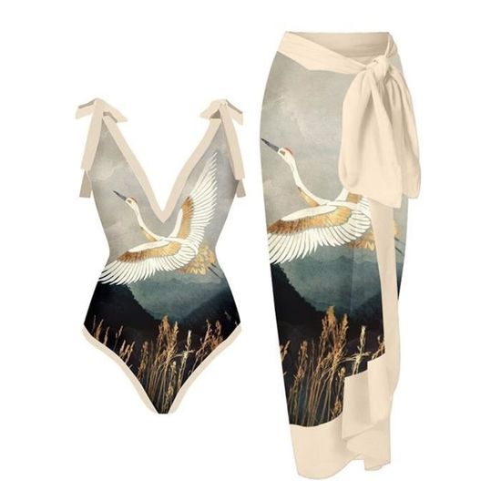 Robe De Plage Femme Légère En Coton Flammé - Paréo à Manches Courtes, Style Bohème Décontracté - 2