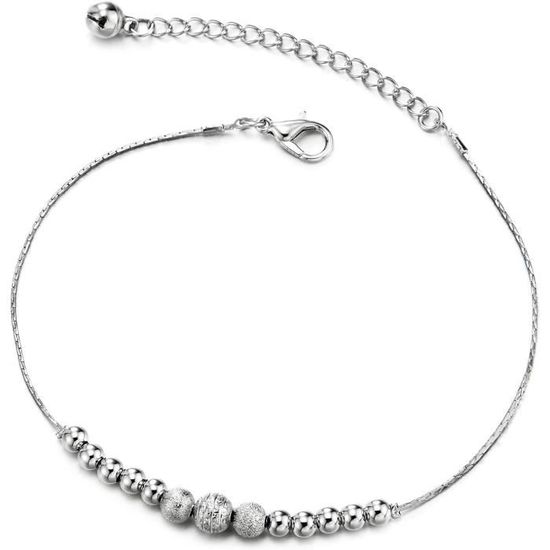 Bracelet De Cheville Grelots Danse Du Ventre - Chaîne Réglable 21cm - Neuf
