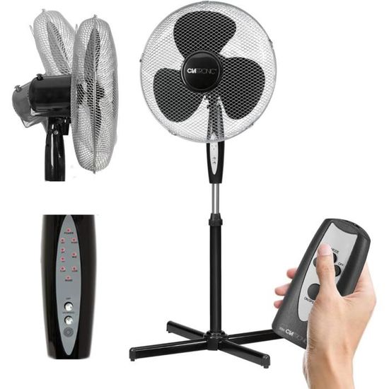 Ventilateur Sur Pied Avec Télécommande Et Minuterie Silencieux Et