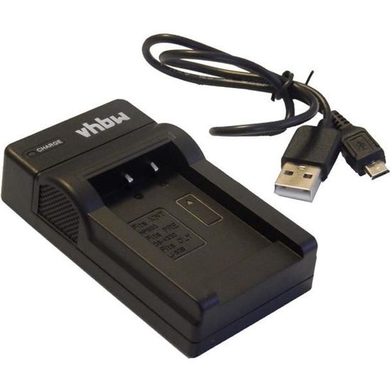 Chargeur Micro USB pour appareil photo, caméscope batterie Sony NP-BG1, NP-FG1. - Tension d'entrée: 100 - 240 V. - Longueur: 40cm...