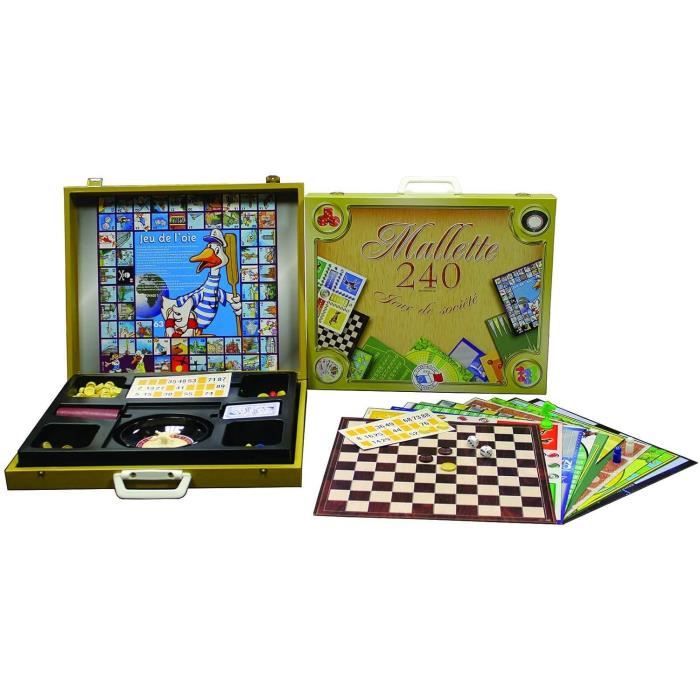 Mallette 240 Jeux.[G4214] - Cdiscount Jeux - Jouets