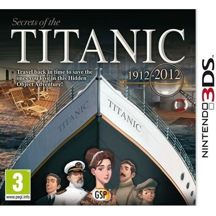 Micro Application Les Secrets Du Titanic 3DS /Jeu 3DS