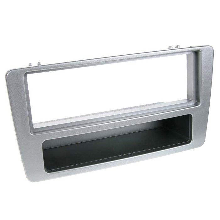 Adaptateur de façade 1-DIN avec vide poche Honda Civic 07/2001 > gris