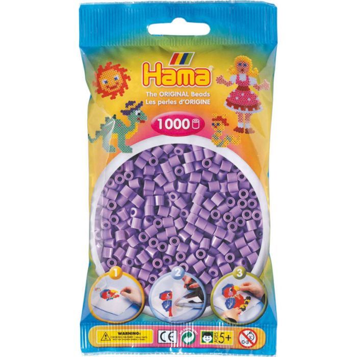 1 000 perles Hama MIDI - violet pastel - Hama