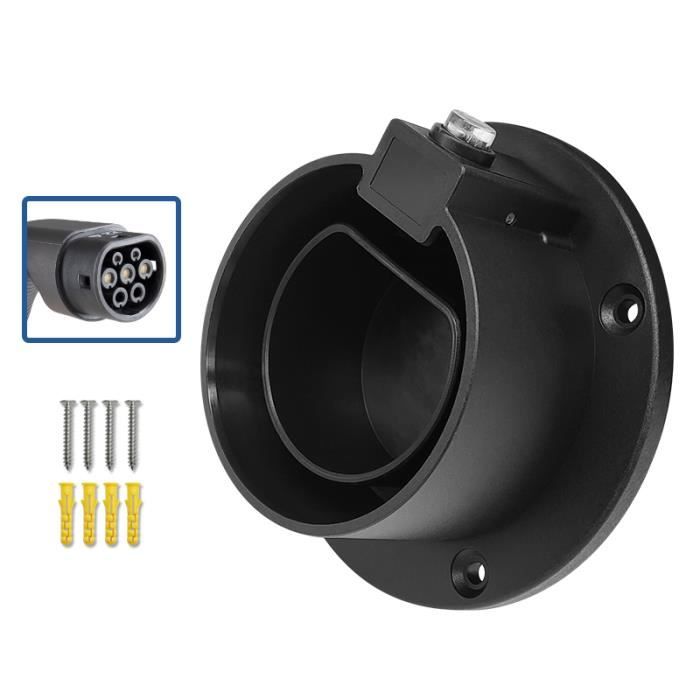 Morec Type 2 Voiture Support de Chargeur Anti-poussière pour Type2 Chargeur