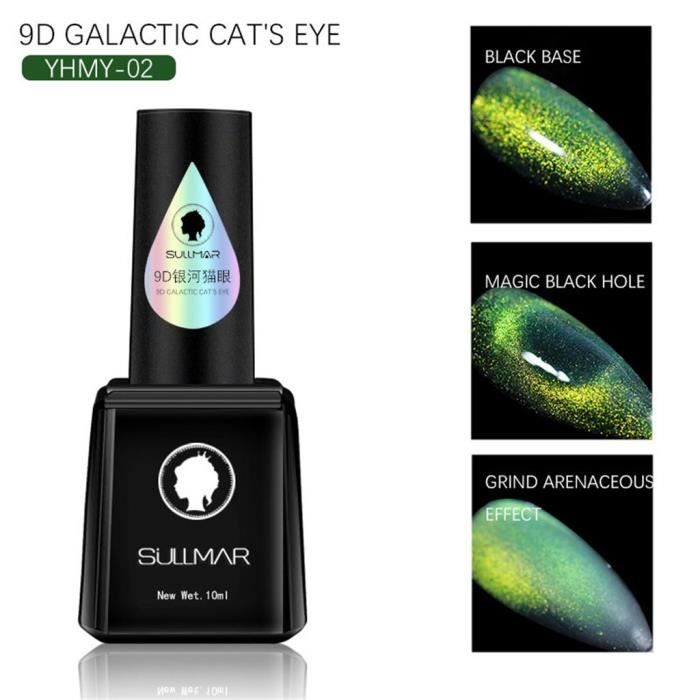 VERNIS A ONGLES 9D Gel pour les ongles Gel brillant pour les yeux de chat Nail Art UV LED Gel Magic Sky Nail Art UV ZHL90909522B_Ion
