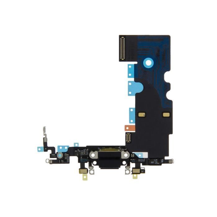 Connecteur de Charge Noir Pour iPhone 8