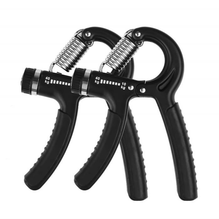 Lot de 2 à la main pour main Résistance réglable 10-40 kg Prise en main d'exercices, renforcer Poignée, la Presse, l'avant-bras Grip