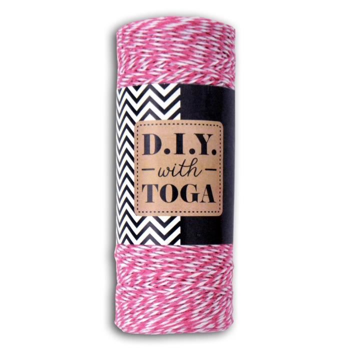 D.I.Y WITH TOGA Baker'S Twine Bobine 100m - Fuchsia