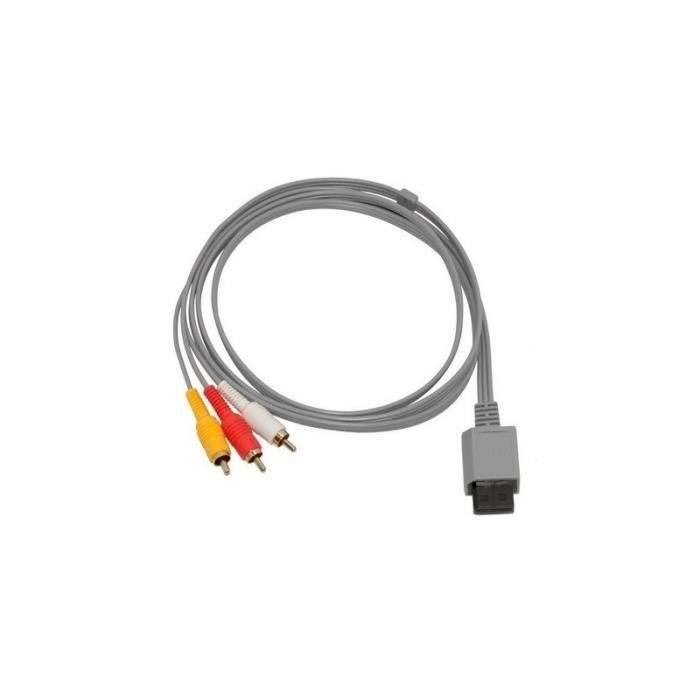 Cable AV pour Console Wii, Wii U envoi en SUIVI -