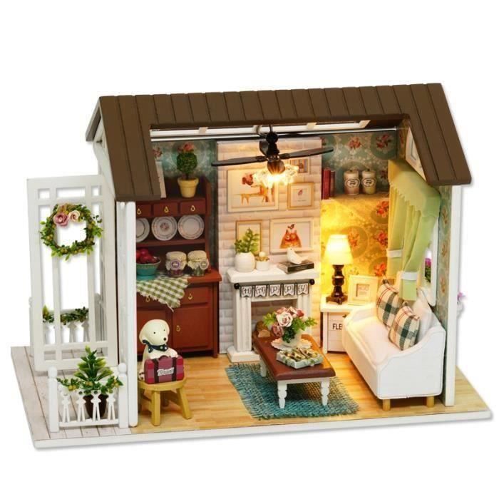 Maison de poupée DIY Miniature Assemblée Meubles Handcraft Toy - LRPESH-C4639 L062D9
