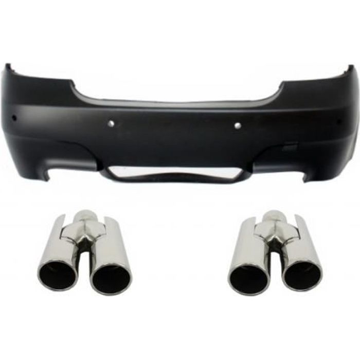 Pare-chocs pour BMW série 5 E60 03-07 embouts d'échappement PDC M5 Look