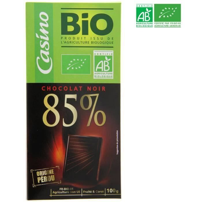 Choc nr perou dg.85% 100g co bio