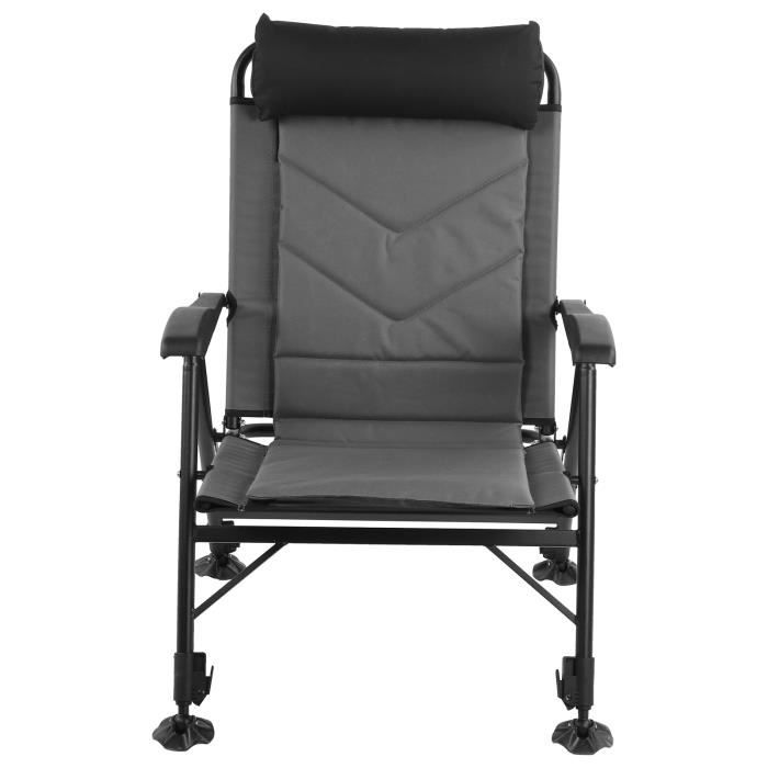Liya Chaise de pêche amovible, fauteuil de camping pliant, assis réglable