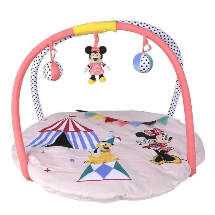 Tapis de jeu interactif Minnie & Pluto - L 90 x P 57 x H 13 cm - Disney