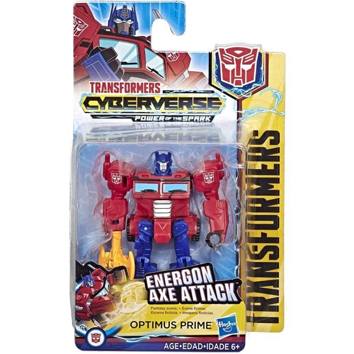 Transformers cyberverse - Scout class - Figurine articulée - Optimus prime - E4784 - 10cm - Neuf