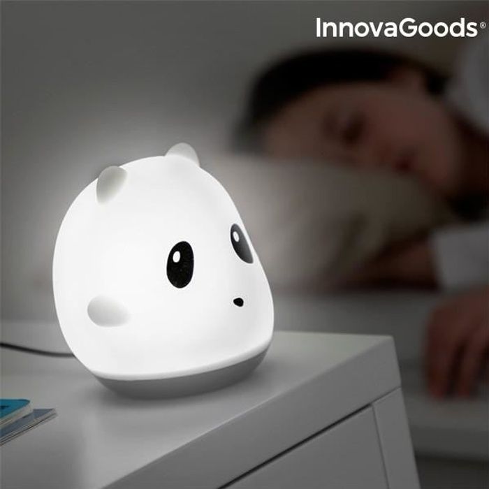 Lampe Tactile Rechargeable en Silicone Panda InnovaGoods