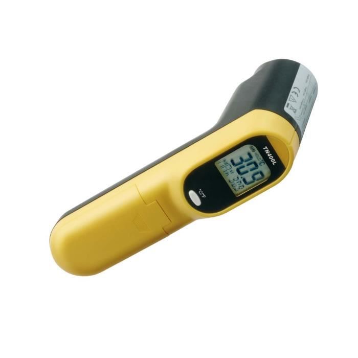 Louis Tellier N3124 Thermomètre Infra-Rouge Visé Laser 50° à 400° C + Housse