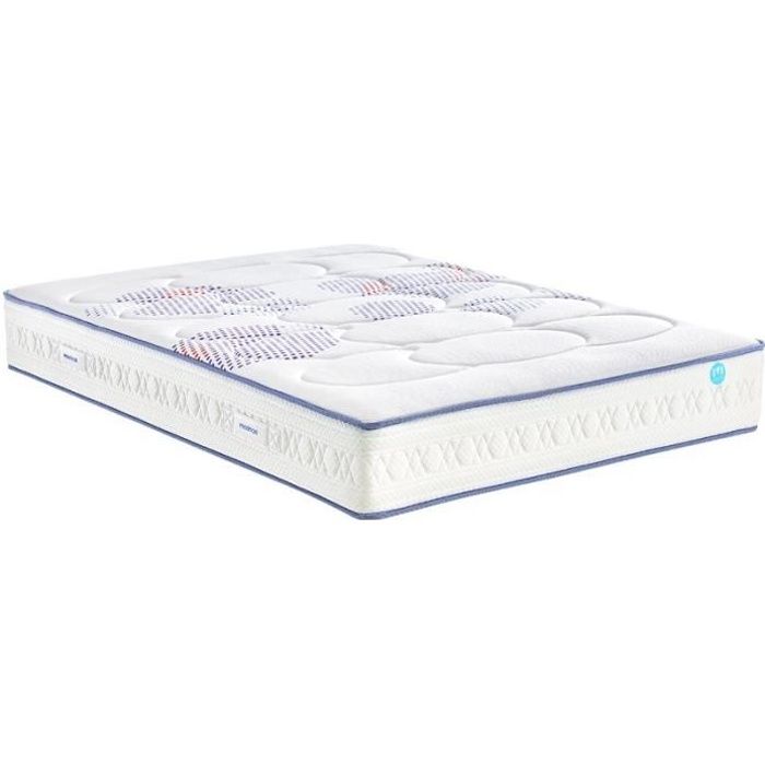 Matelas Merinos CHILLY WAVE 140x190 Ressorts et mousse à mémoire de forme