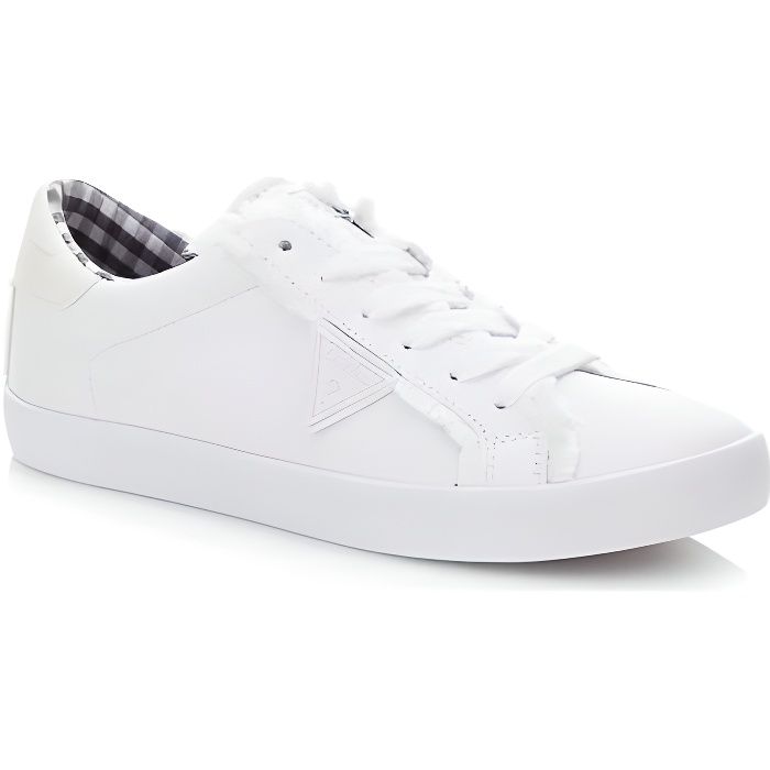 Guess Baskets Femme Tiger Blanc