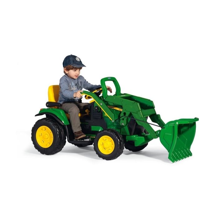 PEG PEREGO Tractopelle John Deere Rez Loader 12V