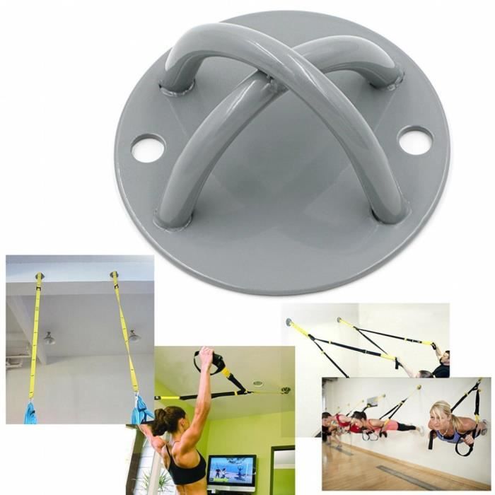 Support Yoga Ancrage de plafond Support de fixation murale pour sangles de suspension