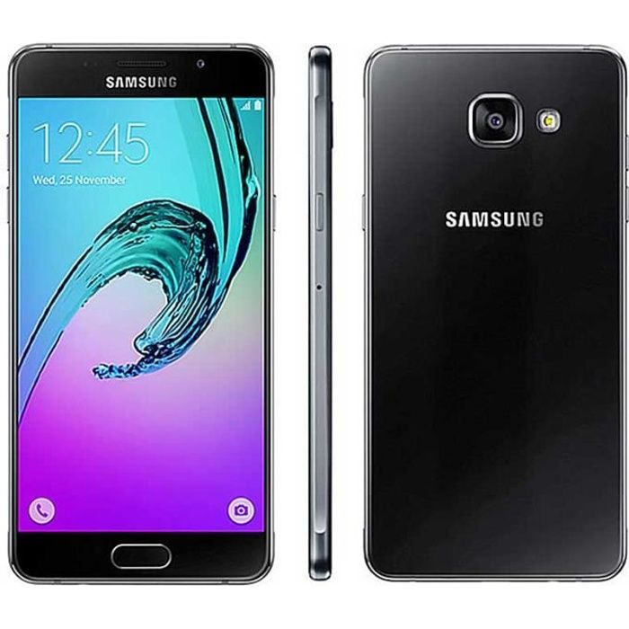 4.7- Samsung Galaxy A3 2016 A310f 16GB Noir Téléphone