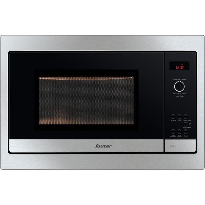 SAUTER SMS4340X - Micro ondes monofonction Inox - 26 L - 900 W - Encastrable