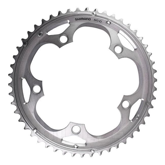 Plateau 50D Shimano 105 5703 30/39/52 triple 10V D-Type argent