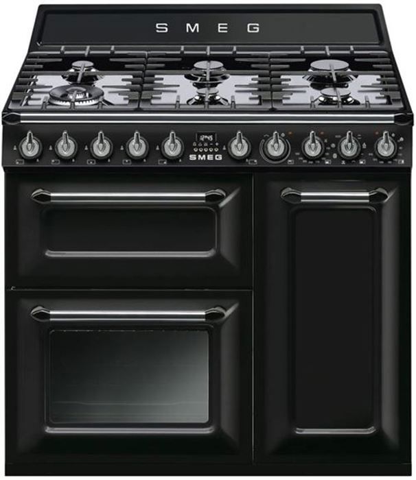 Cuisinière SMEG TR93BL - 90 cm - Noire - 6 foye…