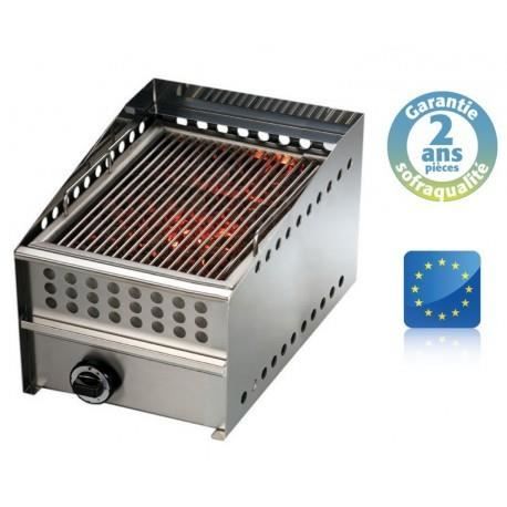 Wood steak grill gaz - L 400 mm