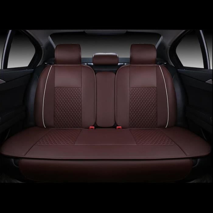 TEMPSA Housse de siege arrière protection voiture Cuir PU Café