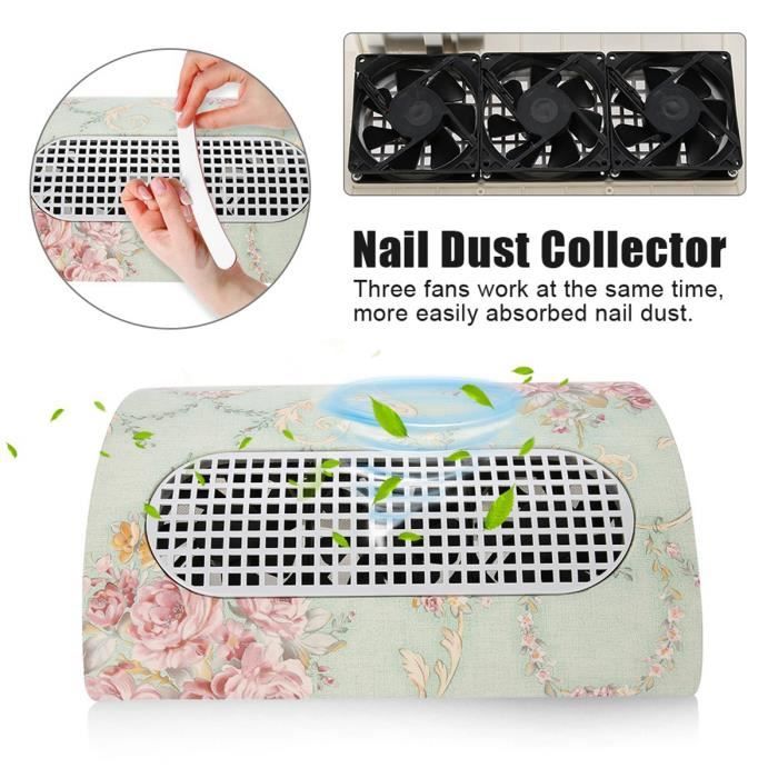 TEMPSA Aspirateur de Poussière à Ongles 15W 3 ventilateurs VERT