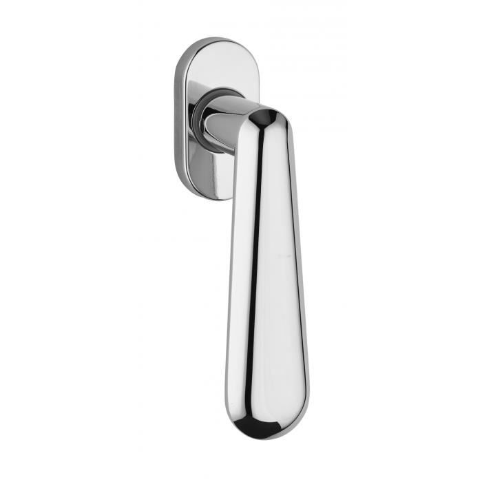 Béquille de fenêtre caddy chromé poli pour fenêtre