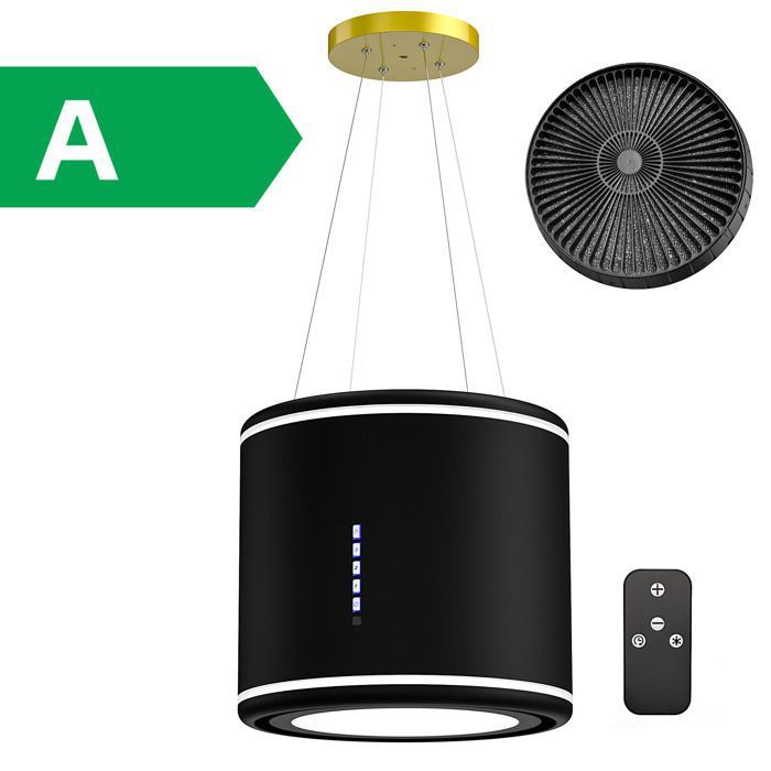 FIREGAS Hotte îlot Centrale 450m ³/ h 38cm - Hotte